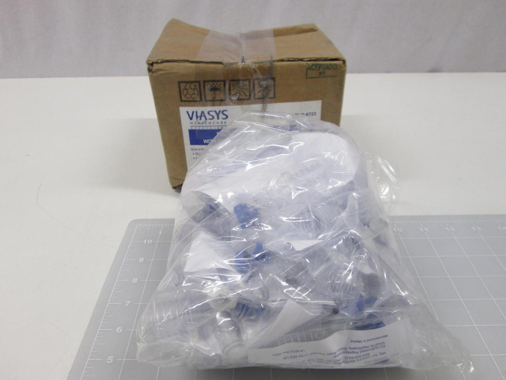 LOT OF 20 VIASYS BLD-8723 PULMANEX SWIVEL ELBOW W/ MONITORING AND SUCTION PORT T60893