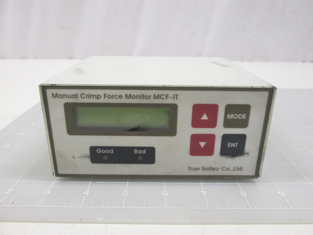TRUE SOLTEC MCF-IT MANUAL CRIMP FORCE MONITOR T62392
