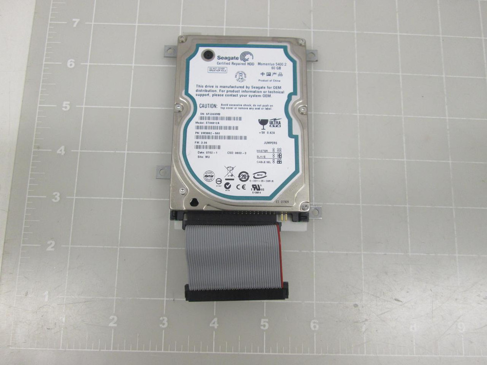 SEAGATE ST96812A 9W3882-560 60 GB HARD DRIVE T63235