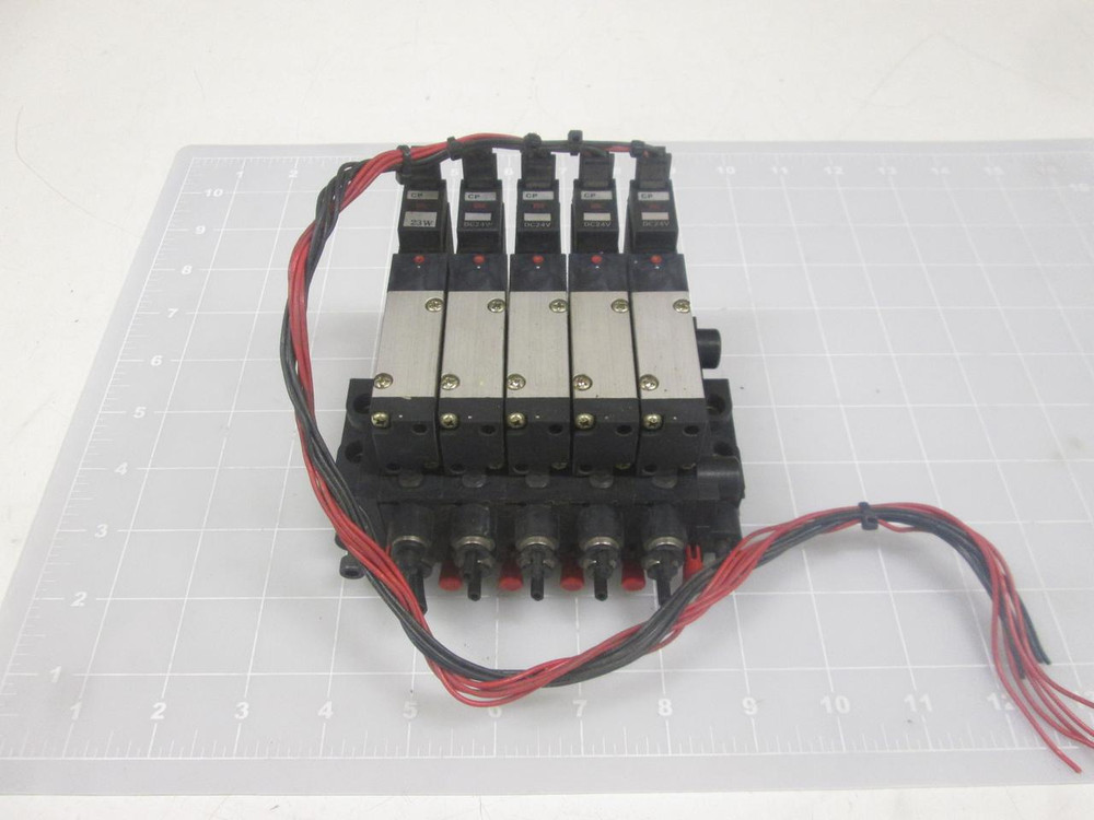 LOT OF 5 KOGANEI  A180-4E1-CPLL-26W SOLENOID VALVE  T65238