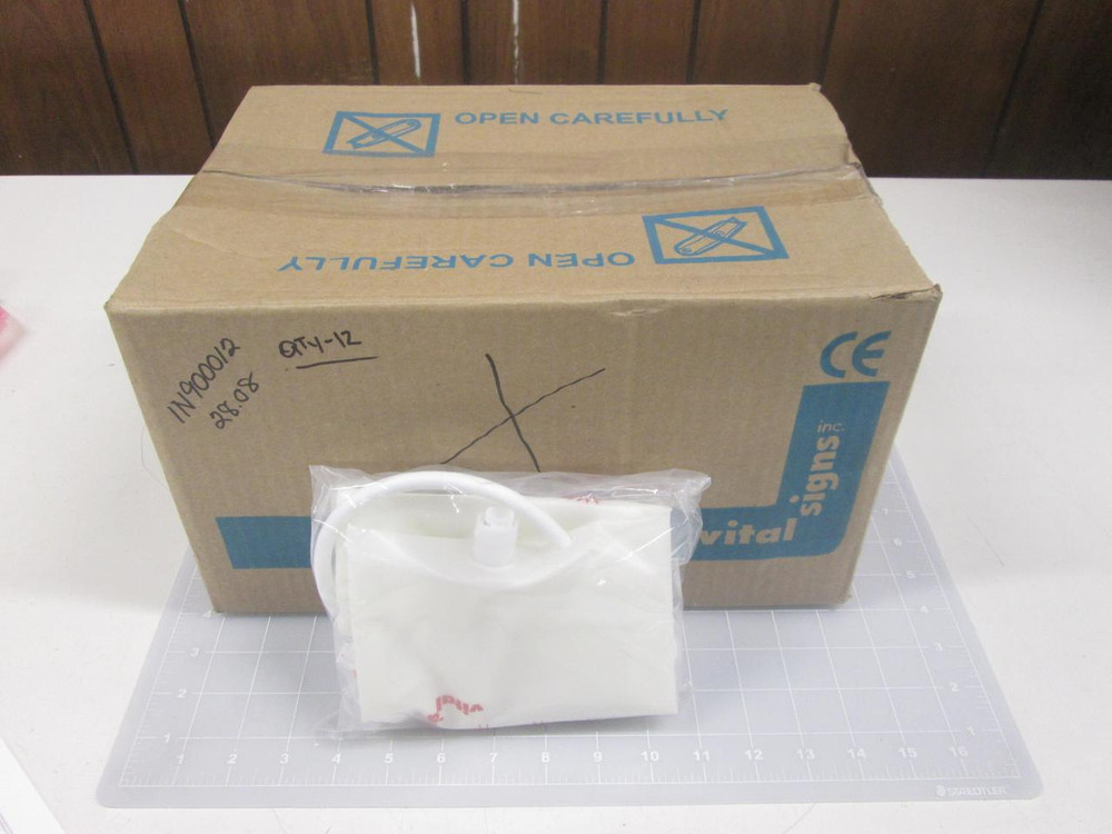 LOT OF 12 CRITIKON IN900012 2384 INFUSABLE PRESSURE INFUSOR T65454