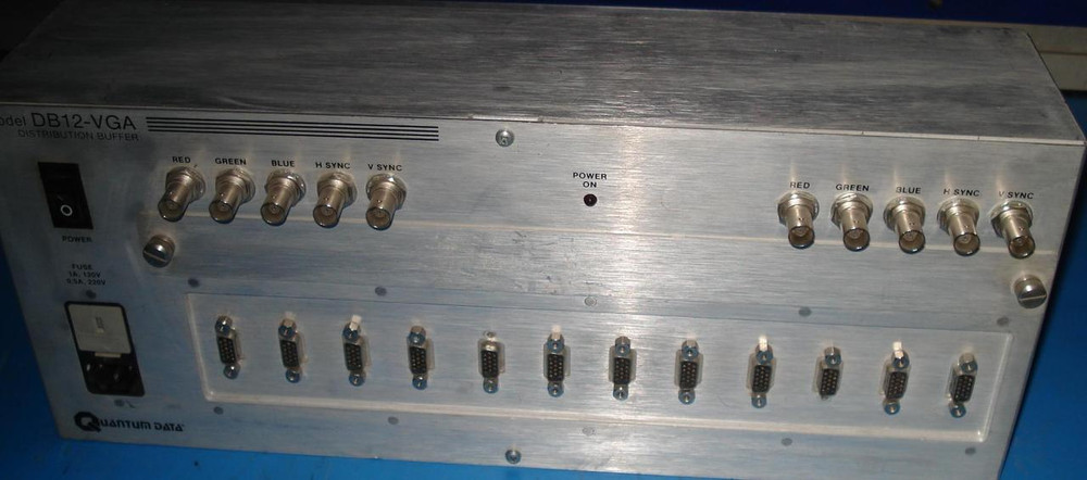 QUANTUM DATA DB12-VGA DISTRIBUTION BUFFER T4669
