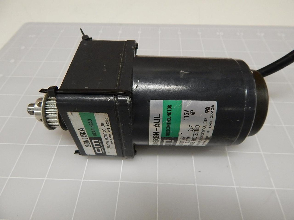 ORIENTAL MOTOR 2IK6RGN-AUL 2GN15KA MOTOR W/ GEAR HEAD T66348