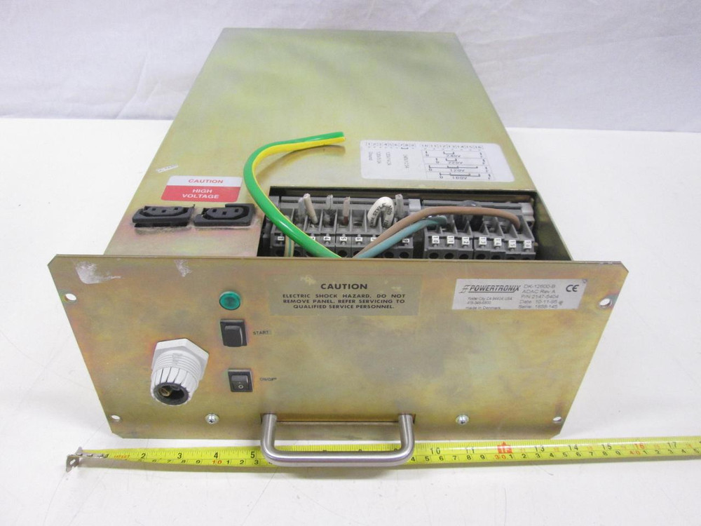 POWERTRONIX 2147-5404 DK-12600-B POWER SUPPLY T66818