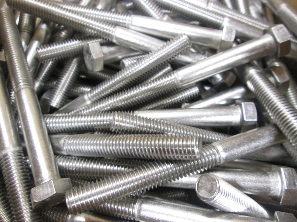 LOT OF 240 YTS F593C 1/2-13 X 5-1/2" STAINLESS STEEL HEX SREWS T68417