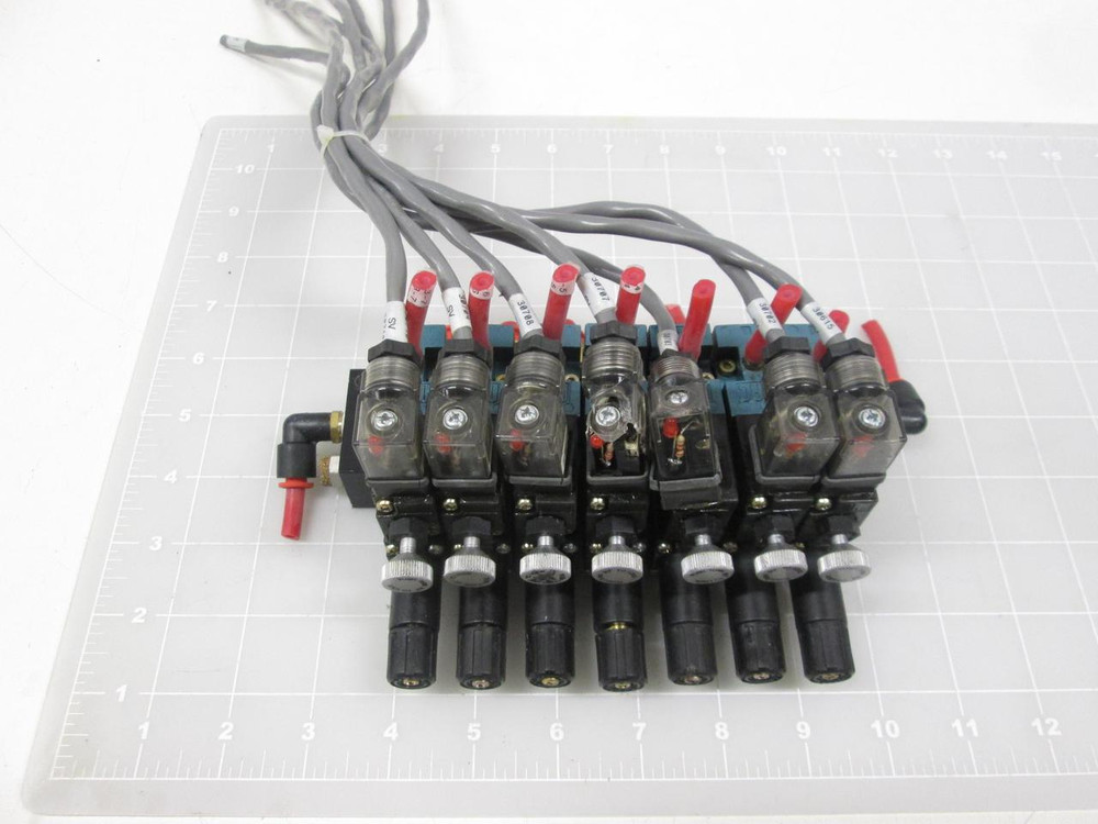 LOT OF 7 MAC 45A-M00-DDAJ-4K69 SOLENOID VALVES T68138