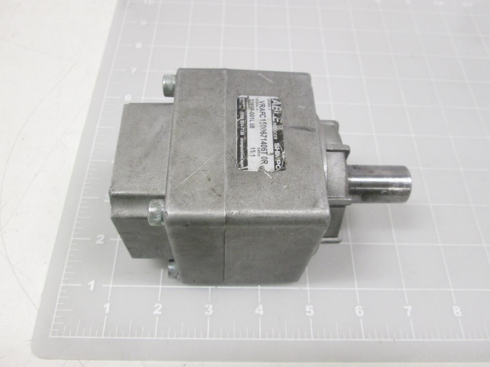 NIDEC-SHIMPO VRAFC1500671406T SERVO GRADE PLANETARY GEARBOX OUTPUT FLANGE SQUARE ADAPTOR 15:1 T68295