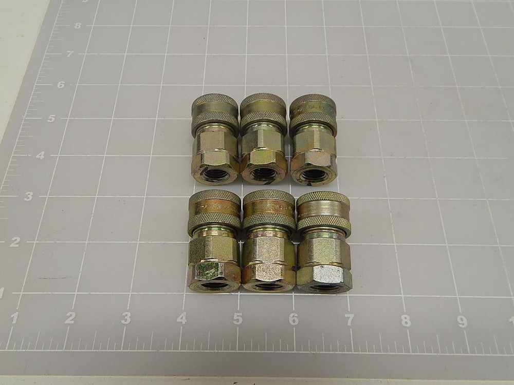 LOT OF 6 SNAP LITE VHC-4 FITTINGS T68956