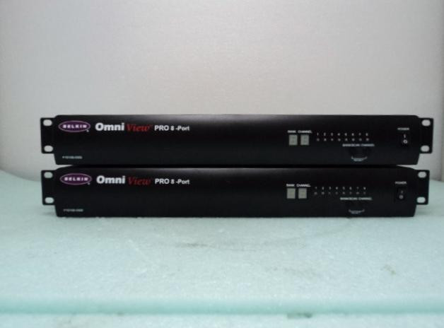 2 BELKIN F1D108-0SD OMNI VIEW PRO 8-PORT T8684