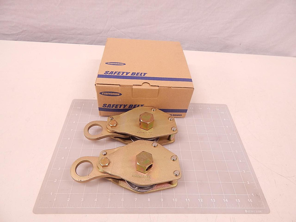 LOT OF 2 TSUYORON FUJI DENKO 193714 SAFETY BELT T70834