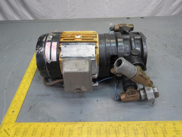 TOSHIBA IK 3 PHASE INDUCTION MOTOR 0.75 KW 4 POLES 1720 RPM 1.6 AMP T69922
