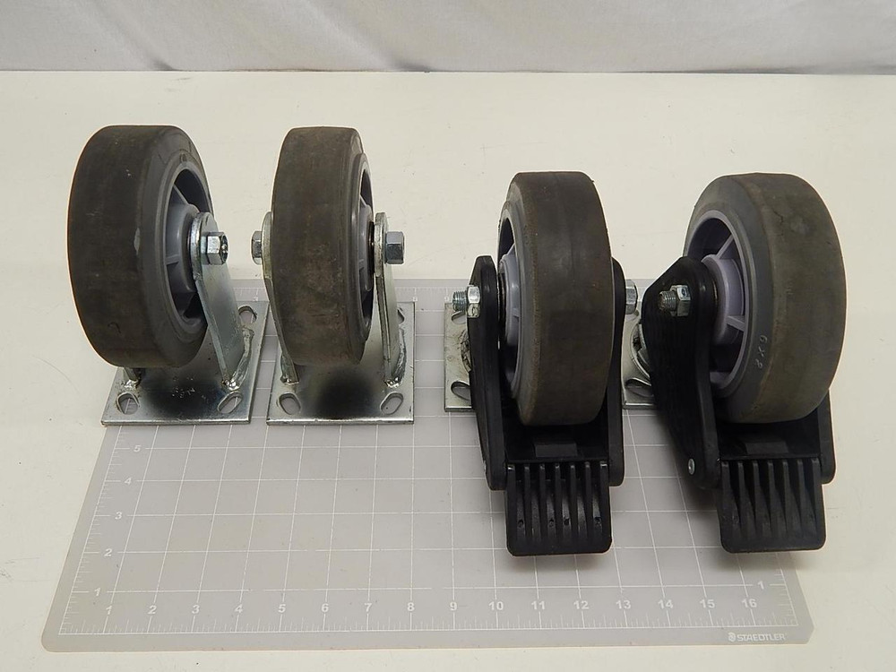 LOT OF 4 ALBION 6X2" CASTERS T71081