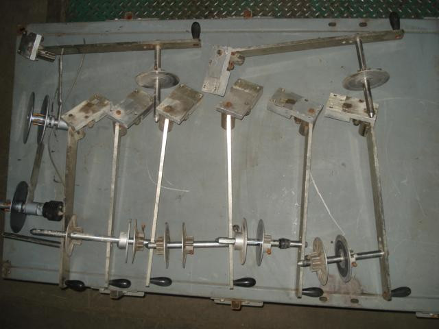 LOT OF 10 CABLE WINDER REELS FROM KOMAX ALPHA 411