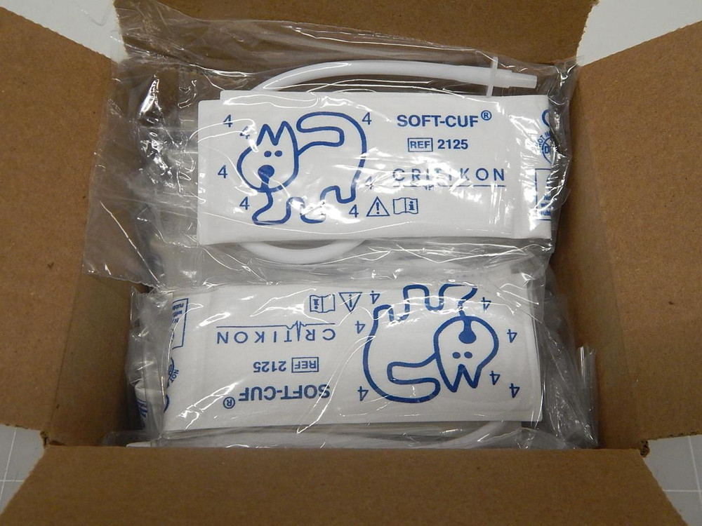 LOT OF 20 GE GENERAL ELECTRIC CRITIKON 2125 NEONATAL #4 7-13 CM 1-TUBE MALE SLIP T71604