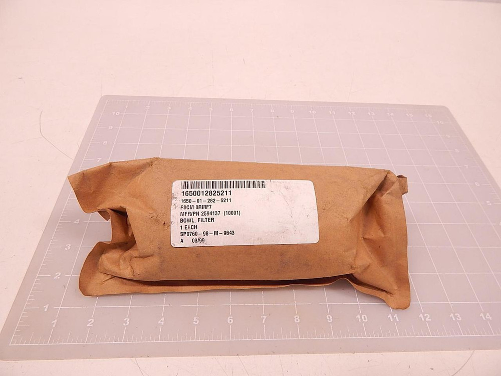 1950-01-282-5211 SP0760-98-M-9643 2594137 FILTER BOWL T71919