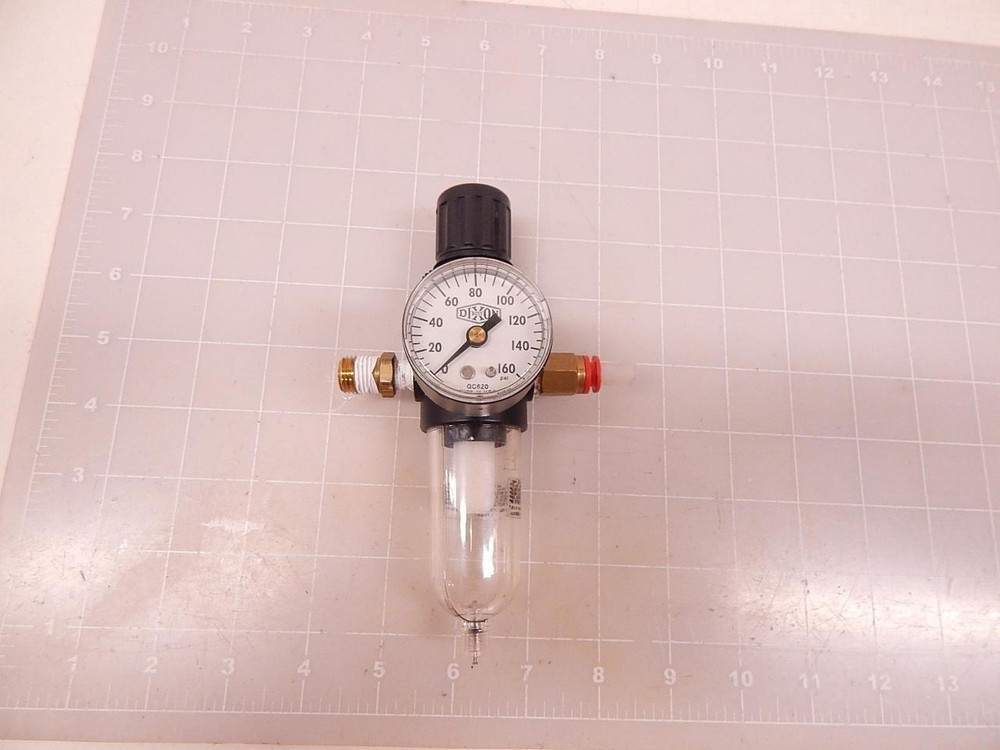 DIXON B07-102M MINI FILTER REGULATOR W/ GAUGE T72279