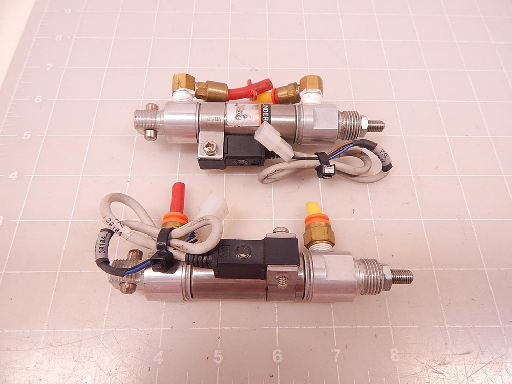 LOT OF 2 SMC NCDMC075-0050C-G59S PNEUMATIC CYLINDER T72280