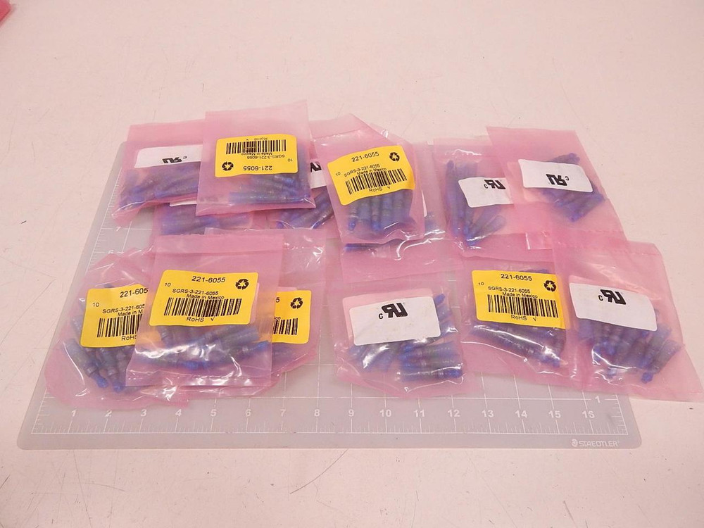 LOT OF 140 ROHS SGRS-3-221-6055 221-6055 SOLDER SLEEVES T73650
