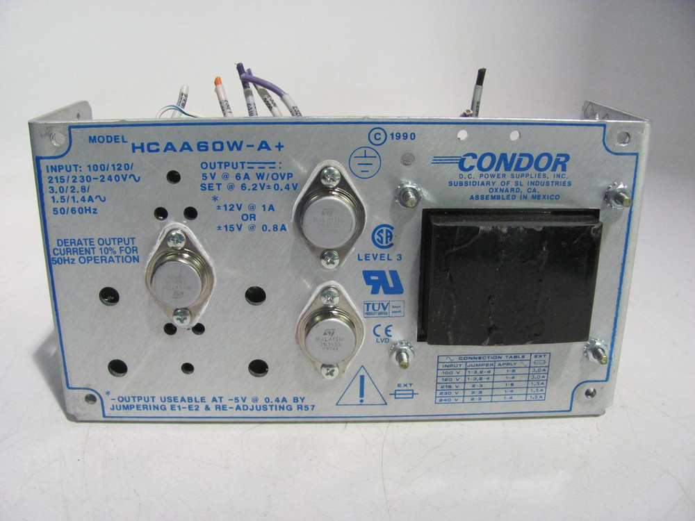 CONDOR HCAA60W-AT DC POWER SUPPLY T5967