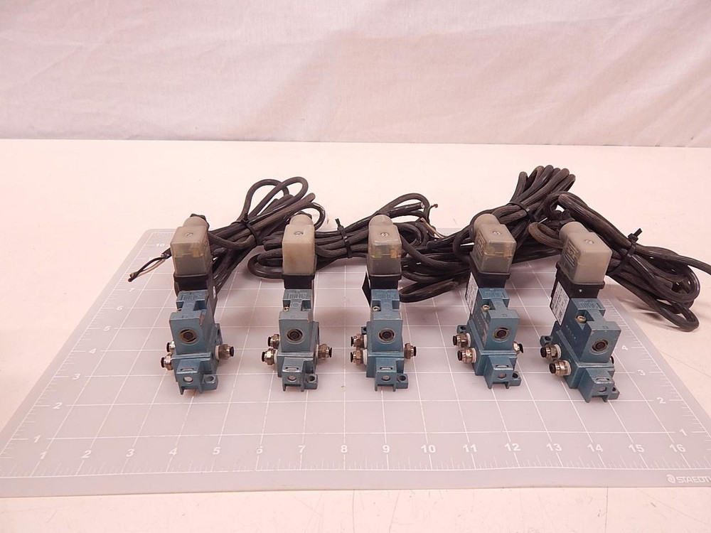 LOT OF 5 MAC 45A-LAA-DAAJ-1JM SOLENOID VALVES T73093