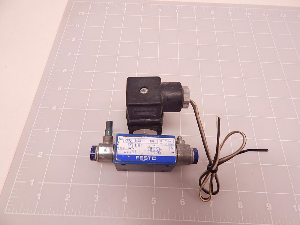 FESTO MSW-110 MCH-3-1/8 SOLENOID VALVE T74444