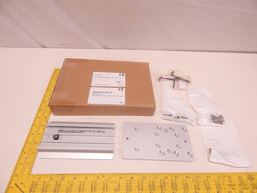 GENERAL ELECTRIC MEDICAL SYSTEMS 407349-016 DR-0011-01 UNIVERSAL MOUNTING ADAPTOR WITH CHANNEL T74531