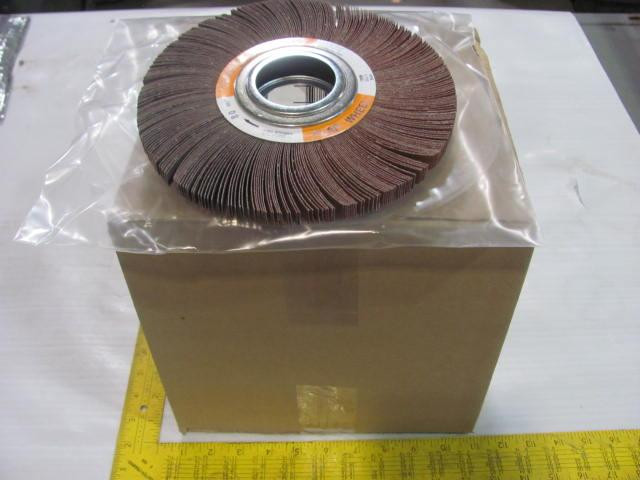 CASE OF 10 SA STANDARD ABRASIVES 681226 A/O FLEXIBLE FLAP WHEELS 8 X 1.5 X 2''