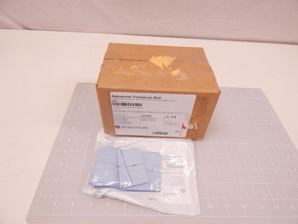 LOT OF 10 GE GENERAL ELECTRIC HEALTHCARE 2015827-001 ABDOMINAL TRANSDUCER BELT T74781