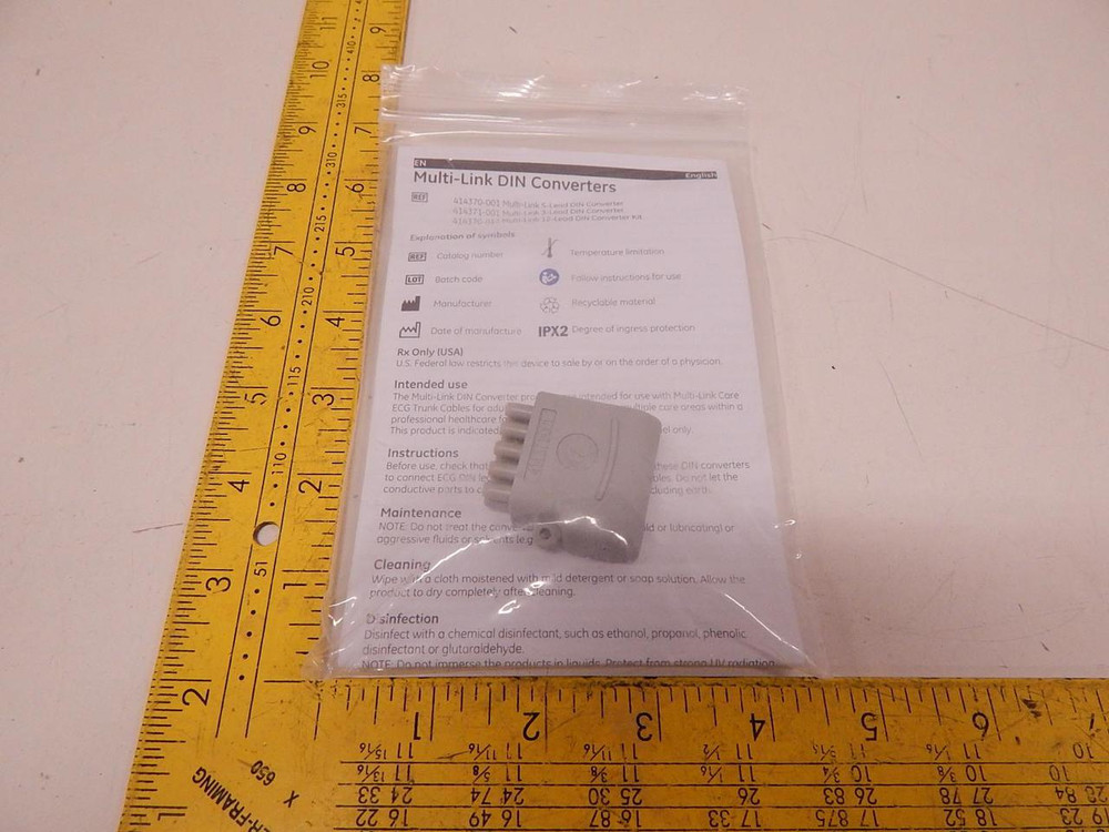 GE GENERAL ELECTRIC HEALTHCARE 414371-001 MULTI-LINK DIN CONVERTER T74802