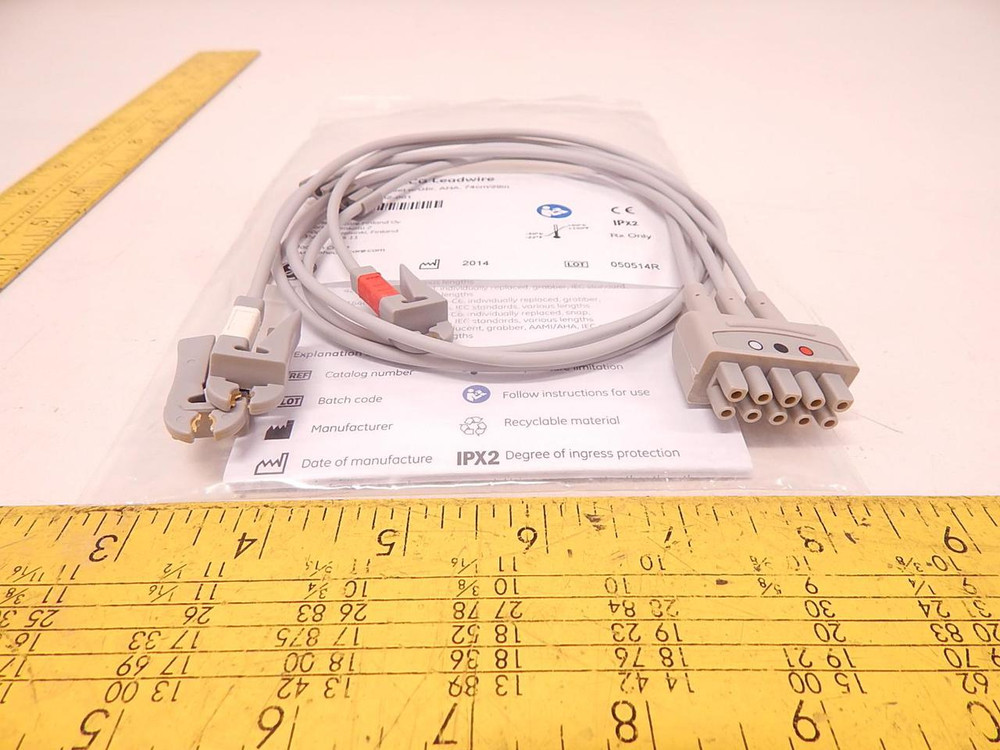 GE GENERAL ELECTRIC HEALTHCARE 412682-001 MULTI-LINK ECG LEADWIRE T74856