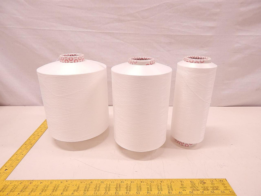 LOT OF 1300 LBS OF  JEFFERSON YARNS 6.6 NYLON SEMI-DULL SEWING THREAD WHOLESALE