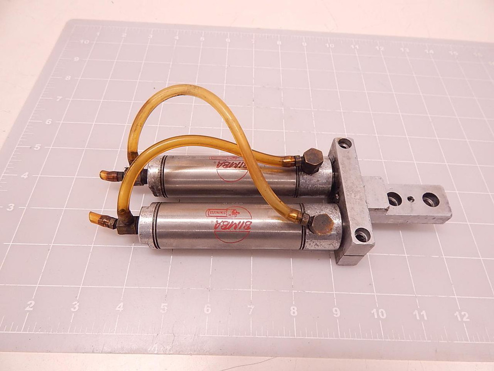 LOT OF 2 BIMBA 092-D PNEUMATIC CYLINDER T76972