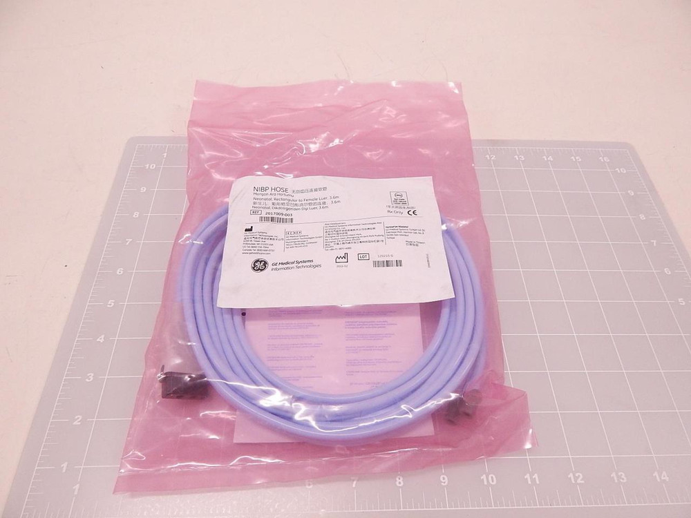 GE 2017009-003 NIBP HOSE T76404