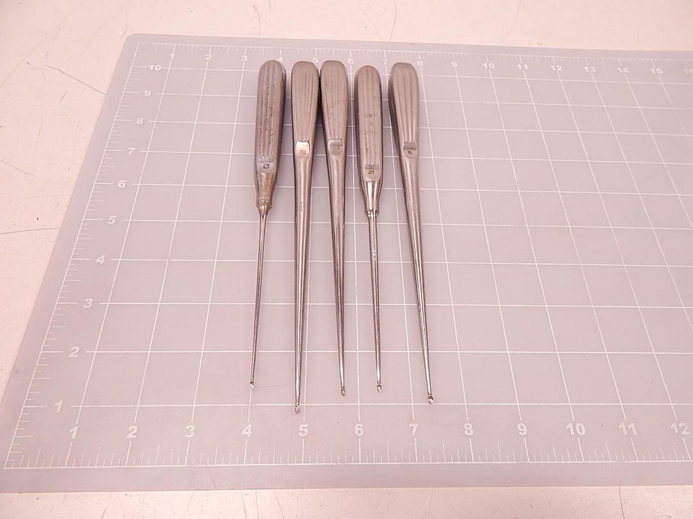 LOT OF 5 MILTEX MF547R CURETTES T78622