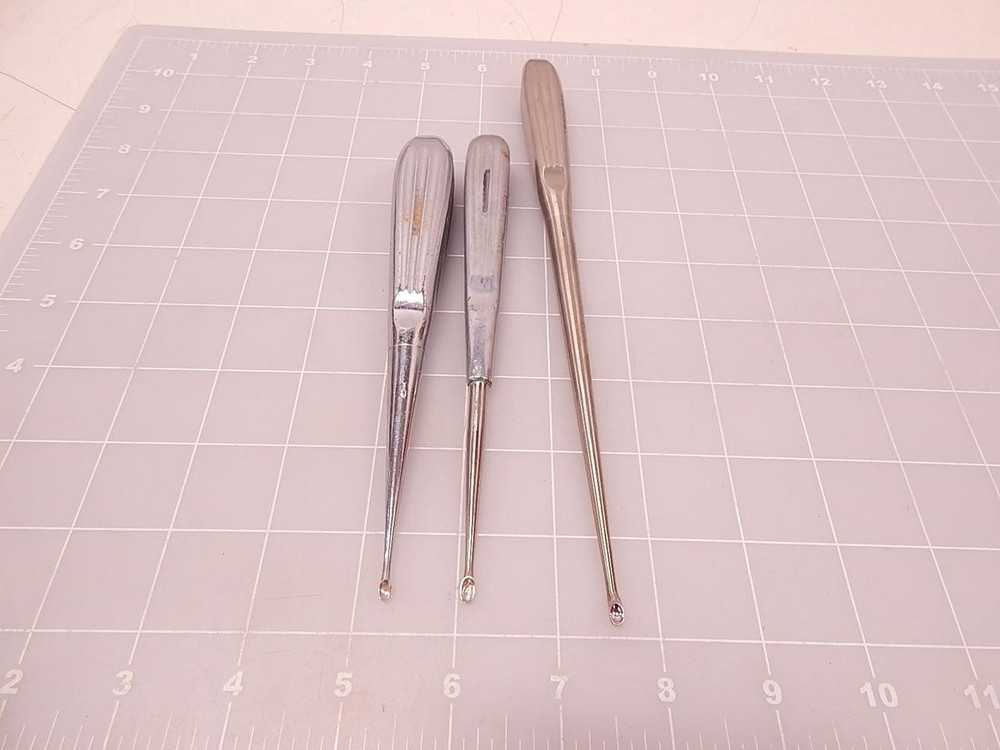LOT OF 3 CURETTES T78624