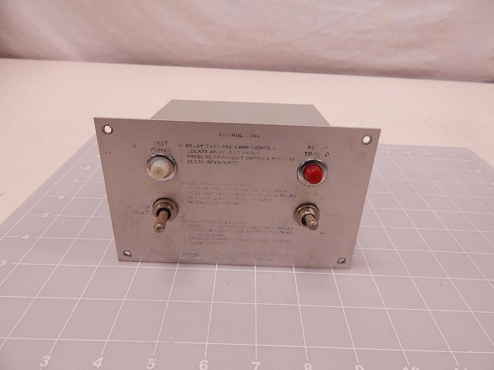 FPE TP-GLR RELAY SENSOR TEST PANEL T80269