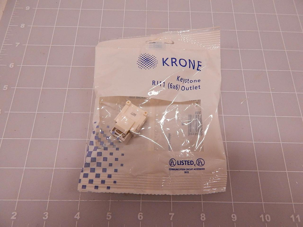 KRONE 6467 1 095-38 RJ11 KEYSTONE (6X6) OUTLET T80290