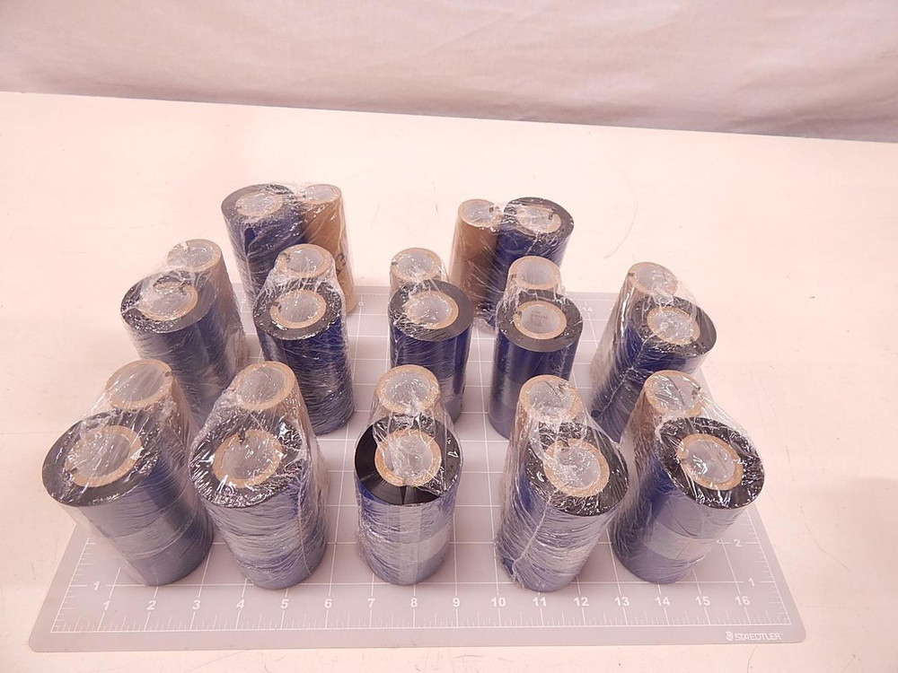 LOT OF 12 3HB8542 9046 104 MM X 170 M WAX RIBBON T80765