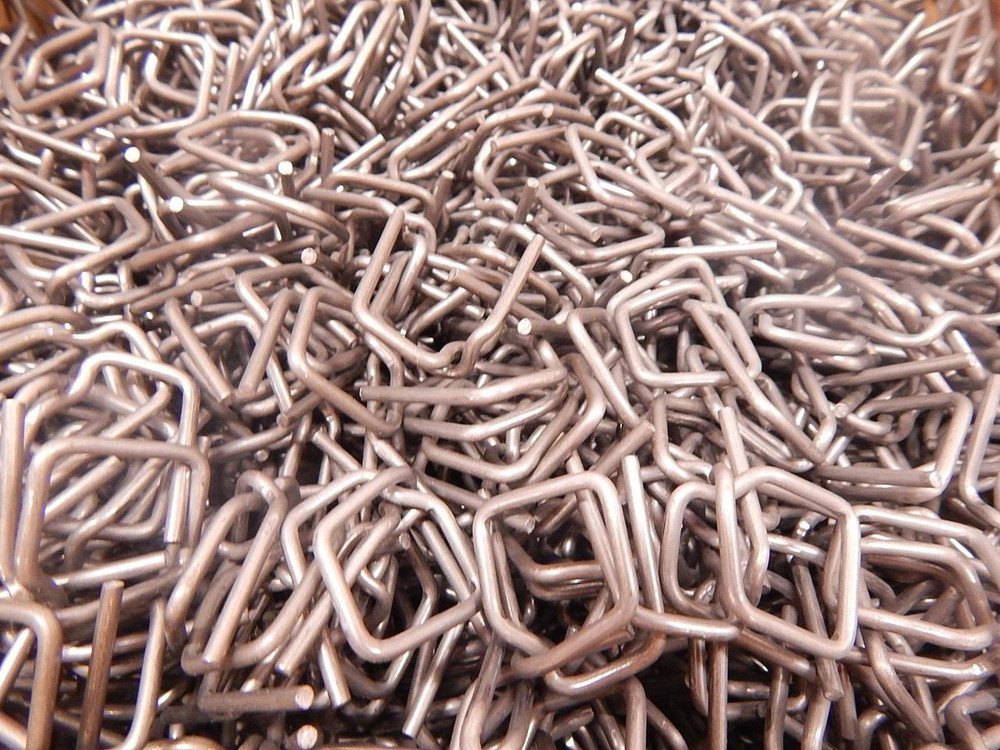 LOT OF 1000 SB12SD 1/2" HEAVY DUTY WIRE STRAPPING BUCKLES  T80777