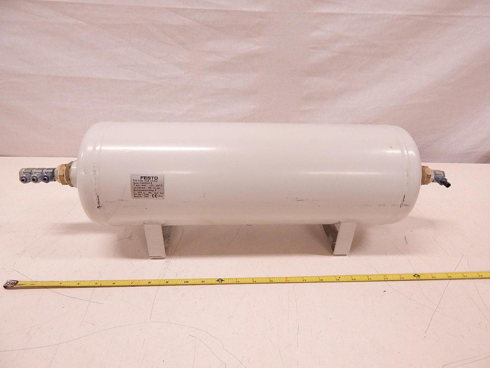 FESTO VZS-10-B COMPRESSED AIR RESERVOIR TANK