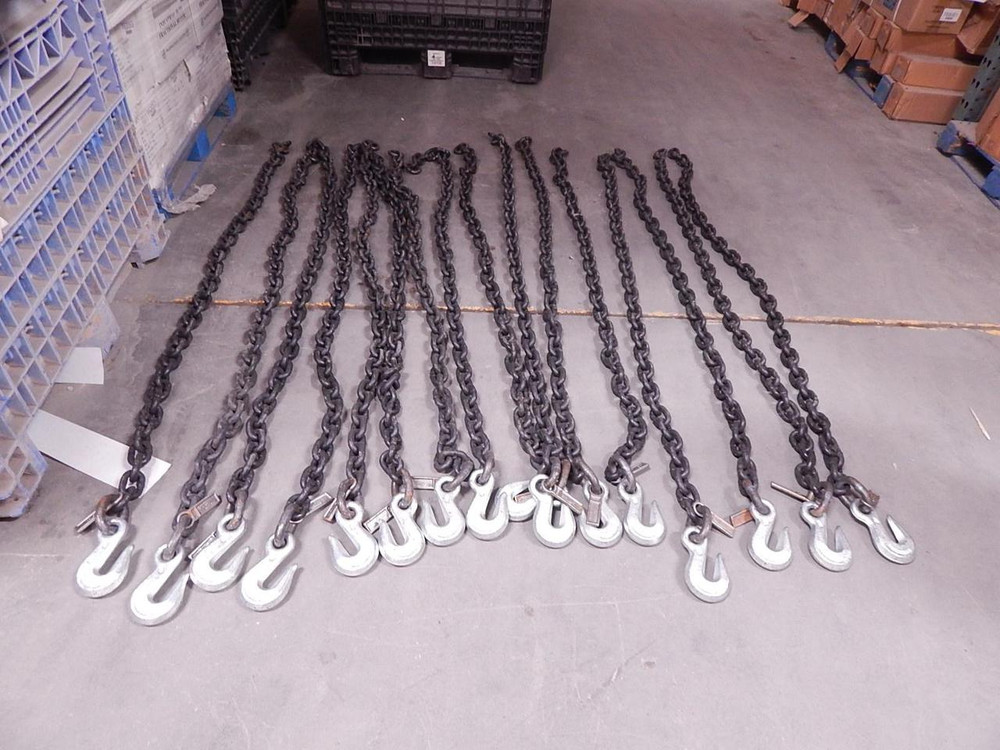 COLUMBUS MCKINNON T-80 HEAVY DUTY MILITARY LIFTING CHAIN 7FT