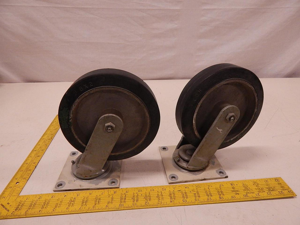 LOT OF 2 8X2 CASTERS T82622