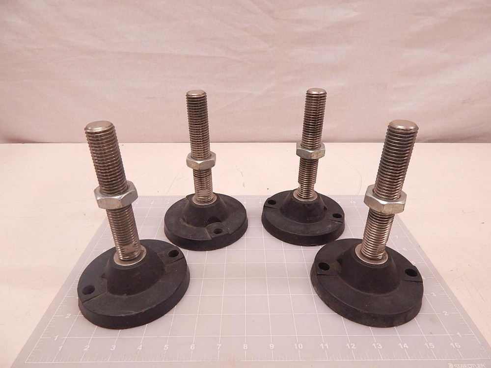 LOT OF 4 VALU GUIDE VG-520 LEVELER BASE T82827