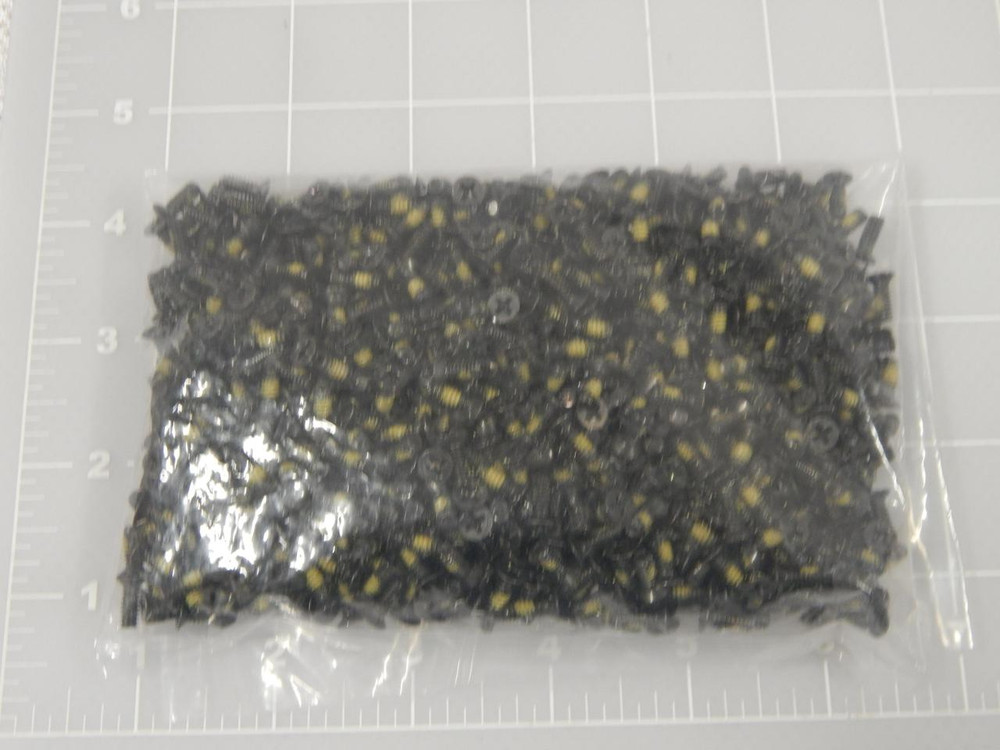 LOT OF 1000 TOP ELECTRONICS IFN500-0095-001 SCREW PHILLIPS FH 100 DEG STL ZINC CR3 632 X 375 T83978