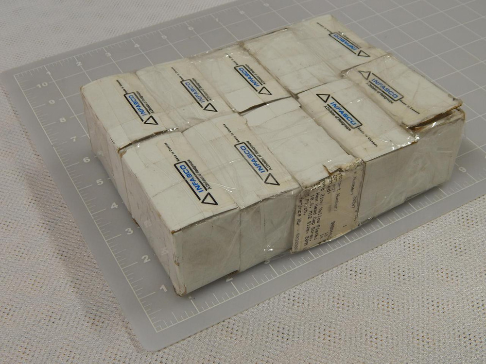 LOT OF 99 INFASCO 66208 HEX HD SCREW DIN 933 CL10.9 M/C FT ZY M12 X 20MM T83979