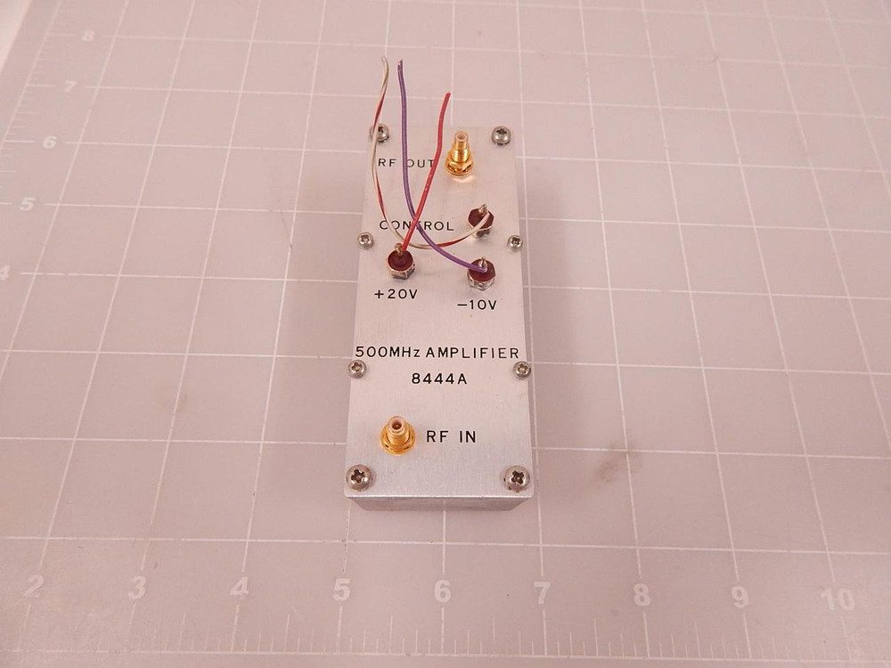 HP HEWLETT PACKARD A-1221 4 08444-60005 5020-3328 500 MHZ AMPLIFIER T85301