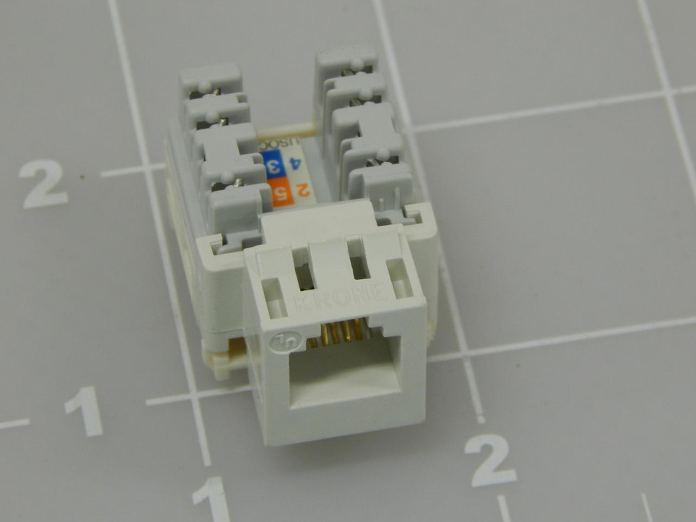 KRONE 6467 1 095-20 KEYSTONE RJ11 (6X6) OUTLET T85049