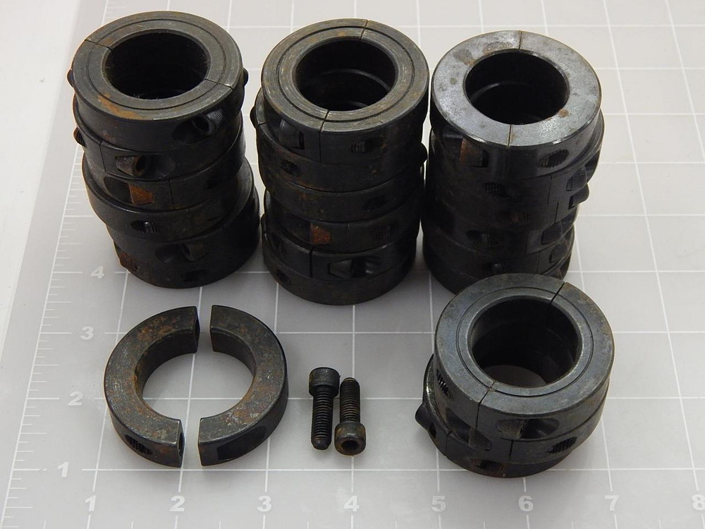 LOT OF 22 RULAND TWO PIECE SHAFT COLLAR 1 1/4 IN T87488