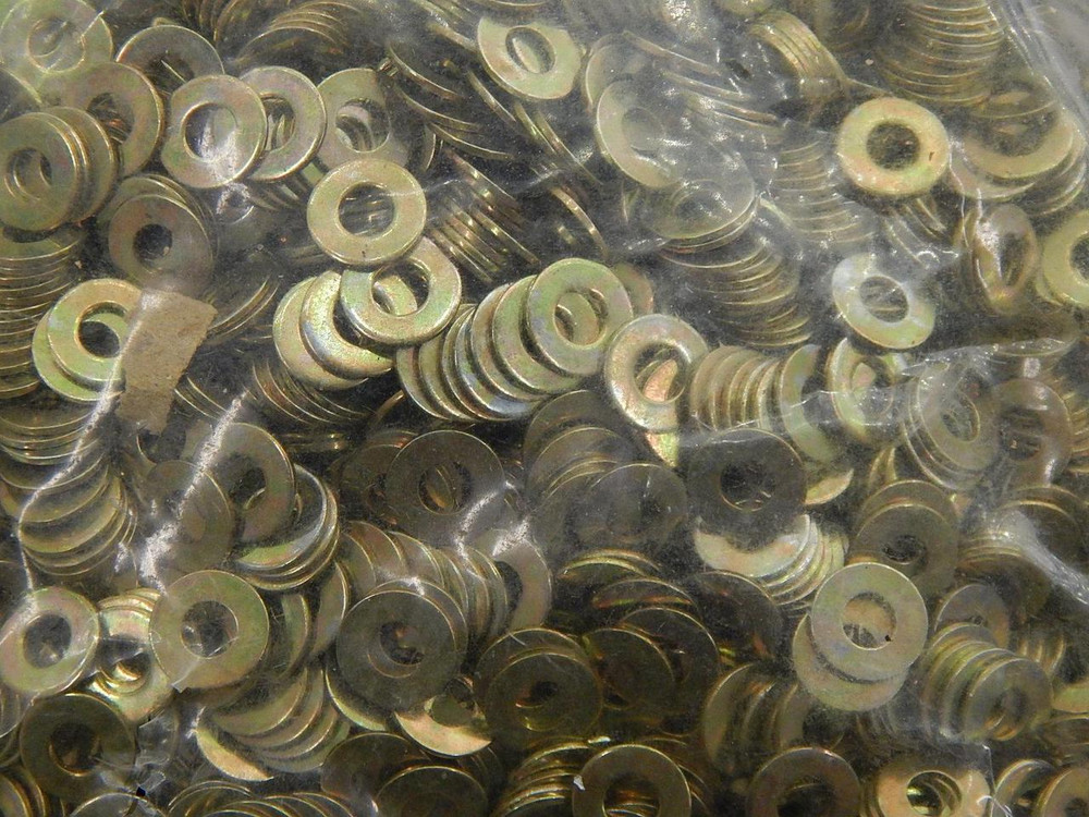 LOT OF 3055 10173-02899 8534-0 3/8" WASHER FLATS T87810