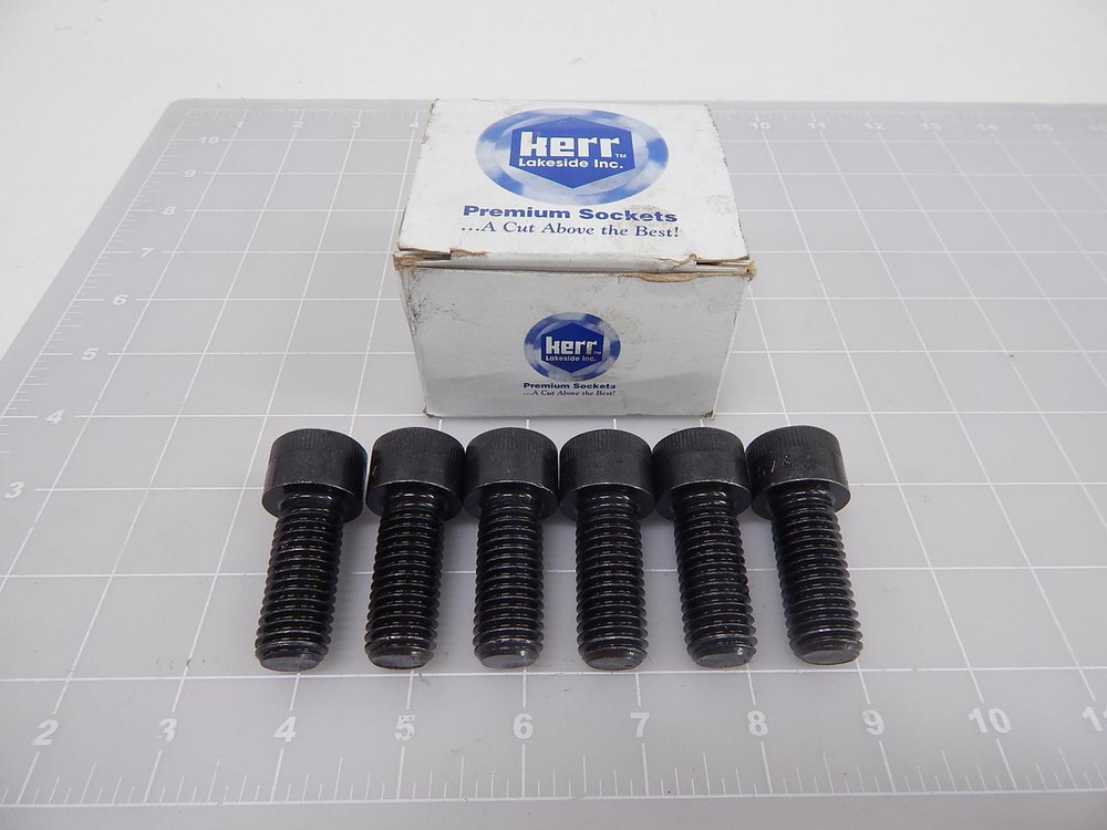 Lot of 6 Kerr Lakeside 62C150KCS/X 5/8-11 x 1 1/2 SKT Cap Screws T90035 For Sale